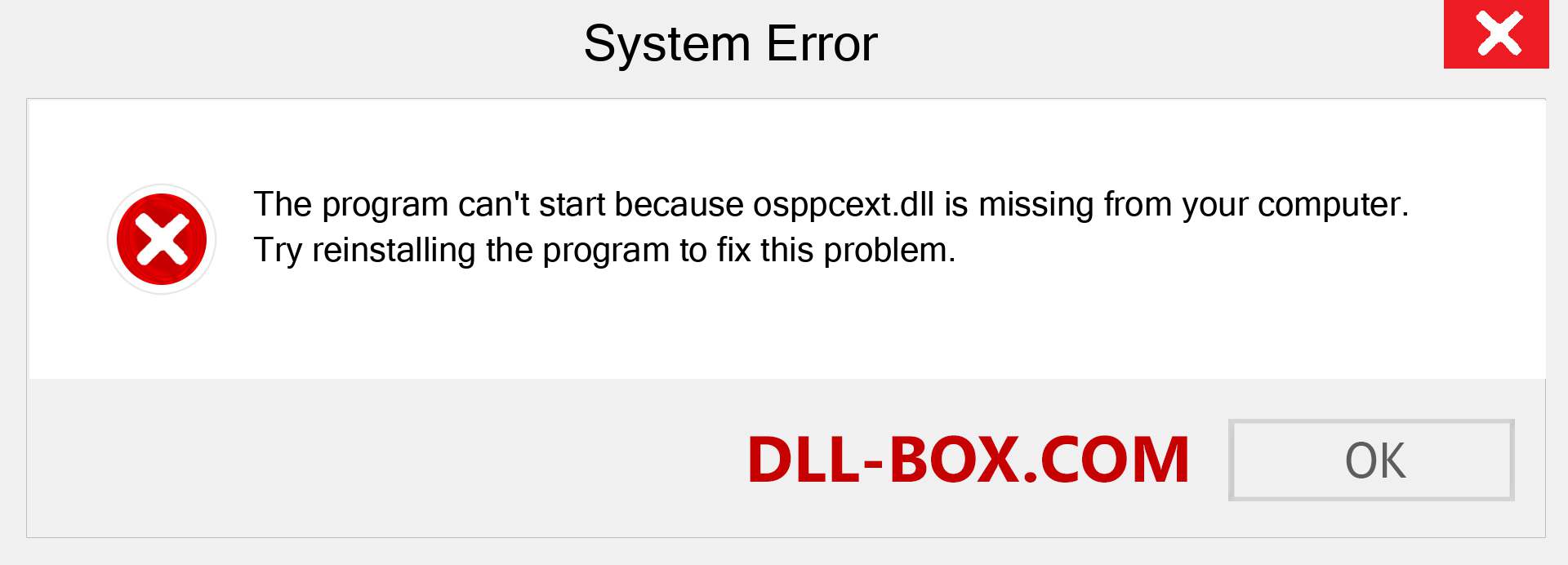  osppcext.dll file is missing?. Download for Windows 7, 8, 10 - Fix  osppcext dll Missing Error on Windows, photos, images